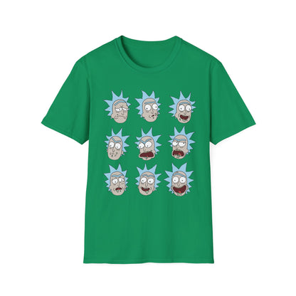 Rick and Morty Unisex Softstyle T-Shirt - Fun Cartoon Design for Fans