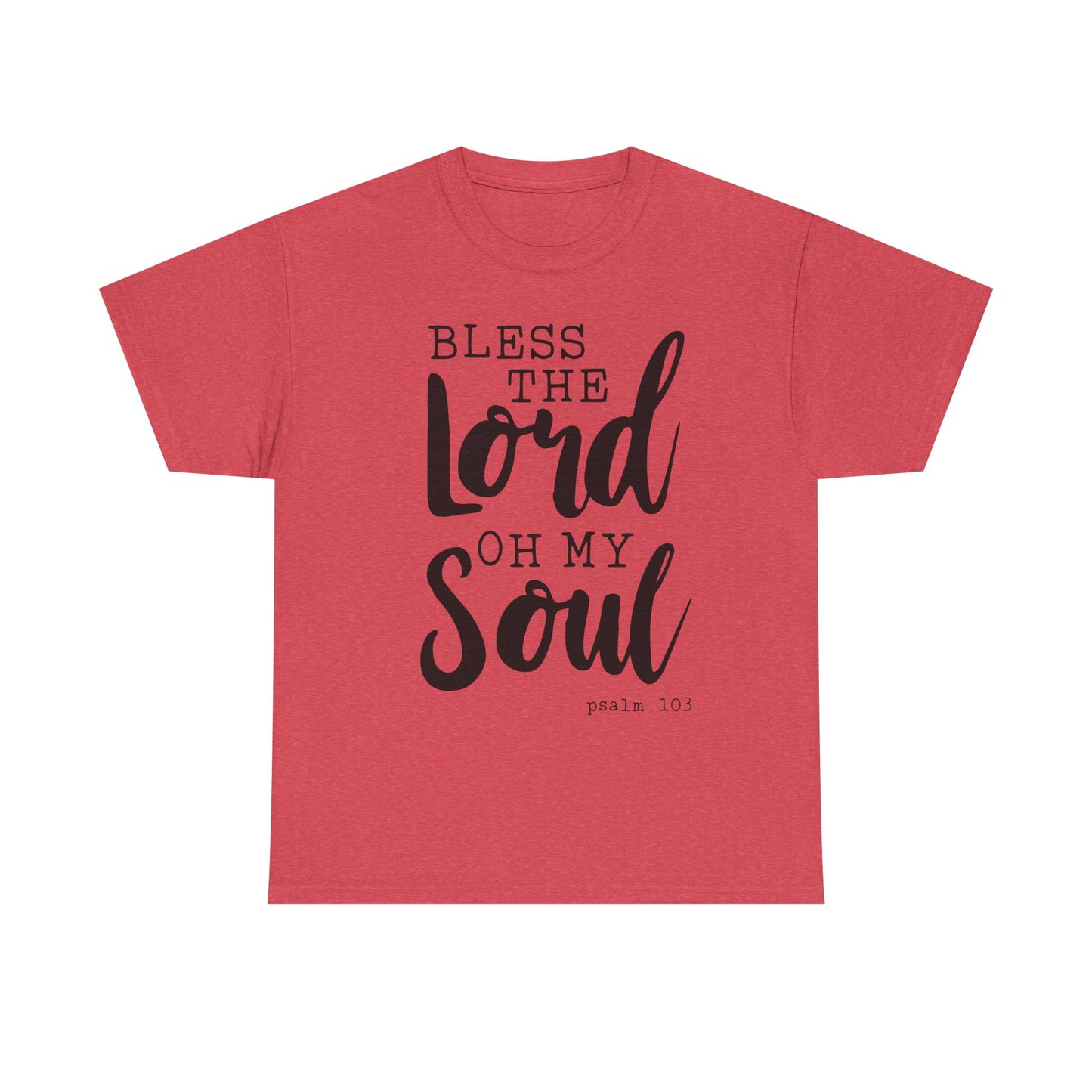 Bless the Lord Unisex Heavy Cotton Tee - Inspirational Christian Shirt