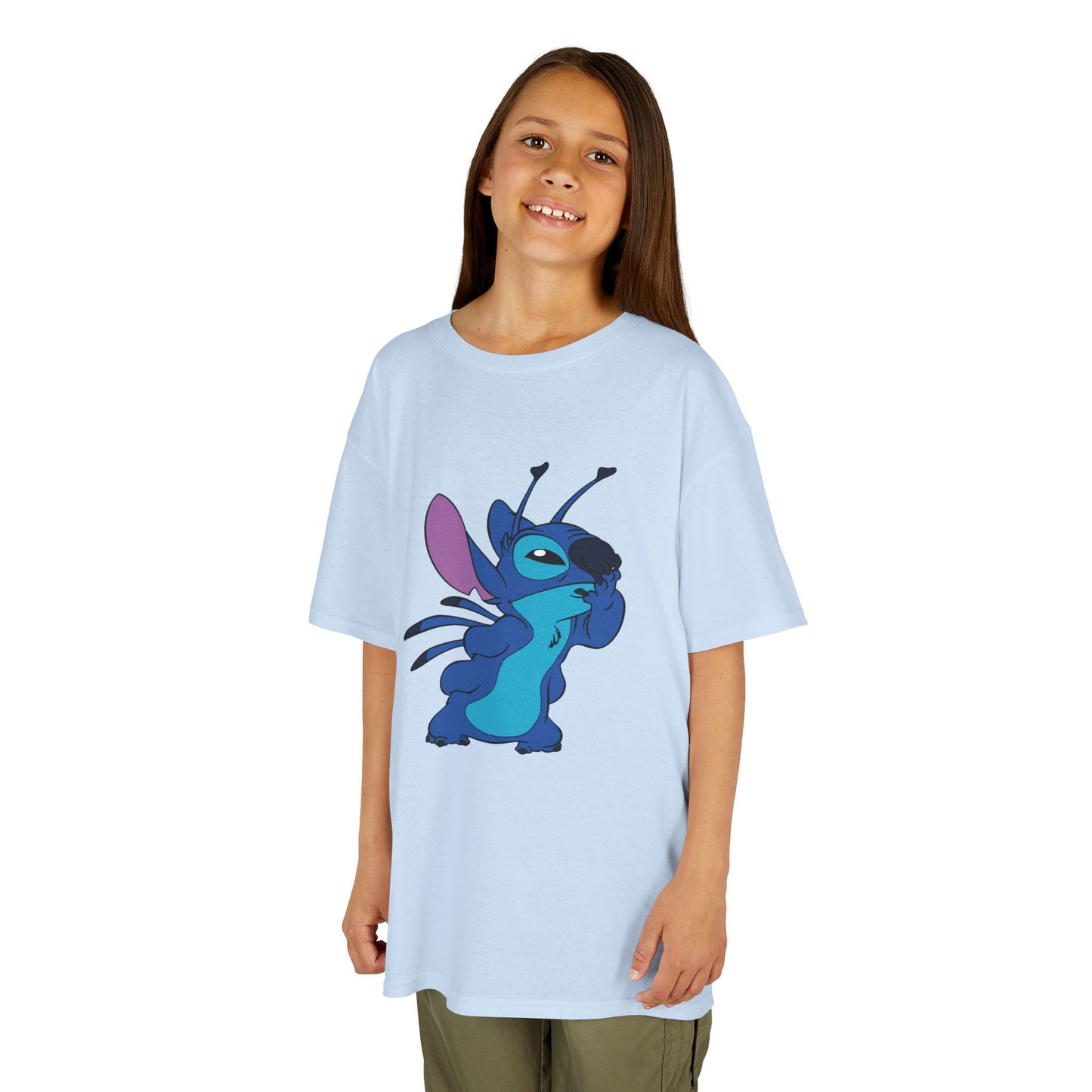 Kids Cotton Tee - Cute Stitch Design for Fun Adventures