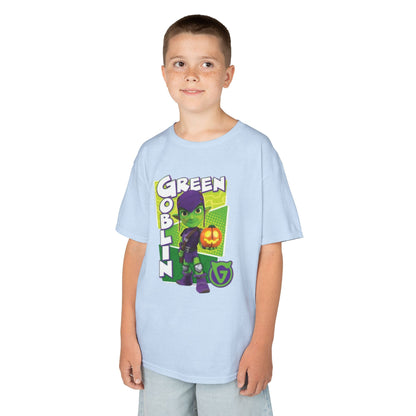 Kids Green Goblin Tee - Fun Halloween T-Shirt for Kids