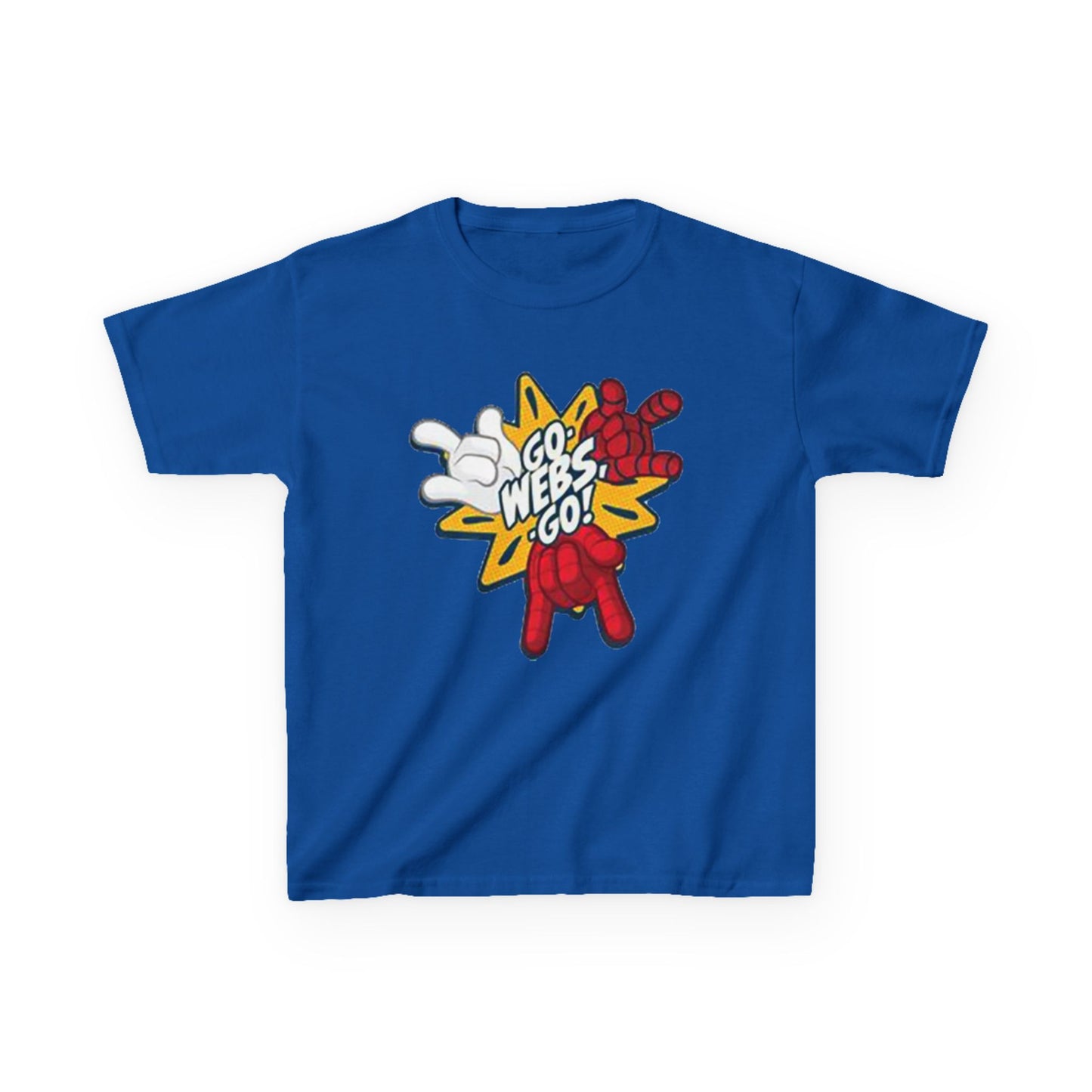 Kids Superhero Graphic Tee - Go Webs Go!