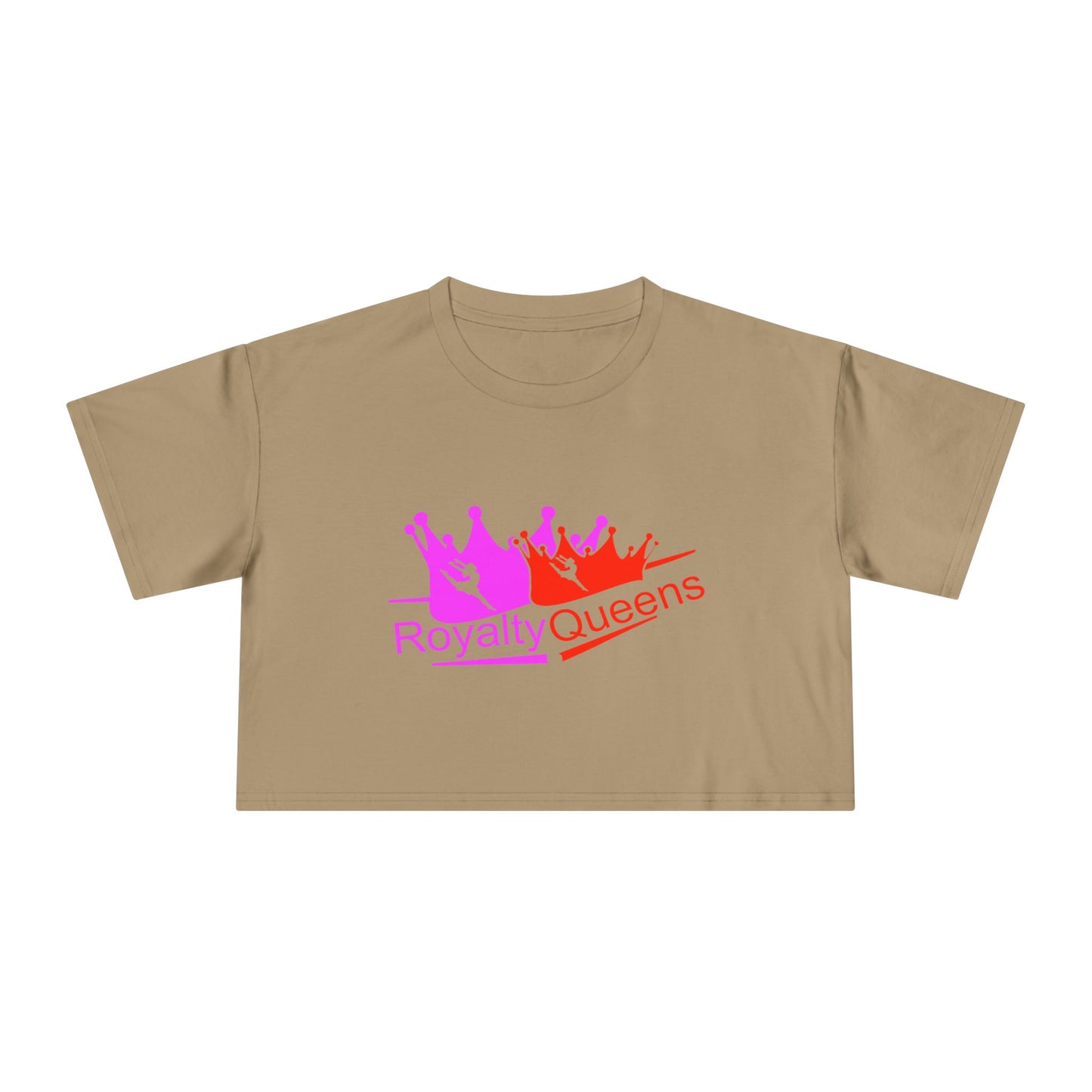 Royalty Queens Women's Crop Tee for Confident Style, Perfect for Festivals, Parties, Birthdays, Gifts & Casual Wear