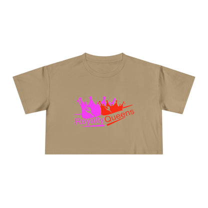Royalty Queens Women's Crop Tee for Confident Style, Perfect for Festivals, Parties, Birthdays, Gifts & Casual Wear