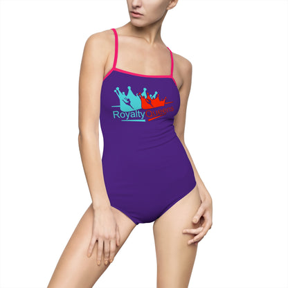 Royalty Queens Women's One-Piece Swimsuit, Swimwear for Pool, Beach, Vacation, Summer Fun, Gifts for Her