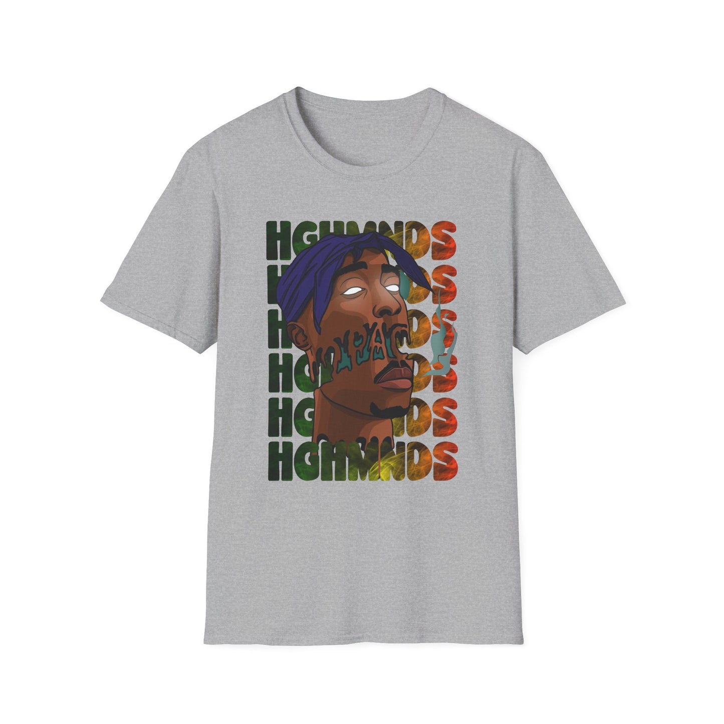 High minds Unisex Softstyle T-Shirt - Unique Artistic Design