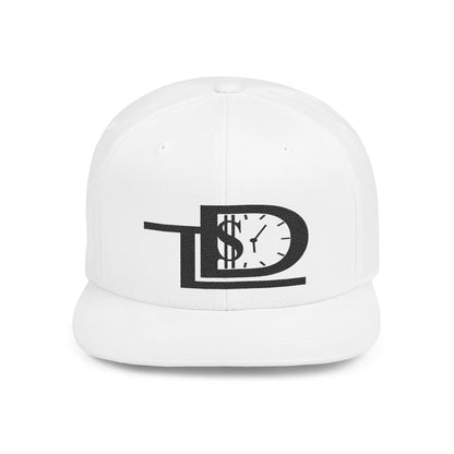 Stylish Flat Bill Snapback Hat with Unique Clock Design, Trendy Cap for Fashion Lovers, Perfect Gift for Birthdays, Holidays, Special Events