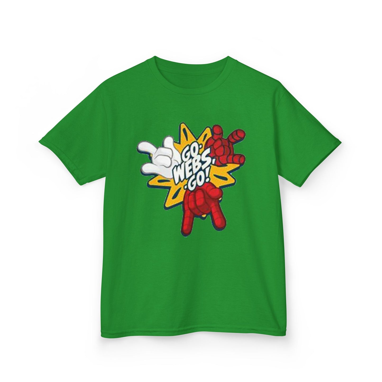 Kids Superhero Graphic Tee - Go Webs Go!