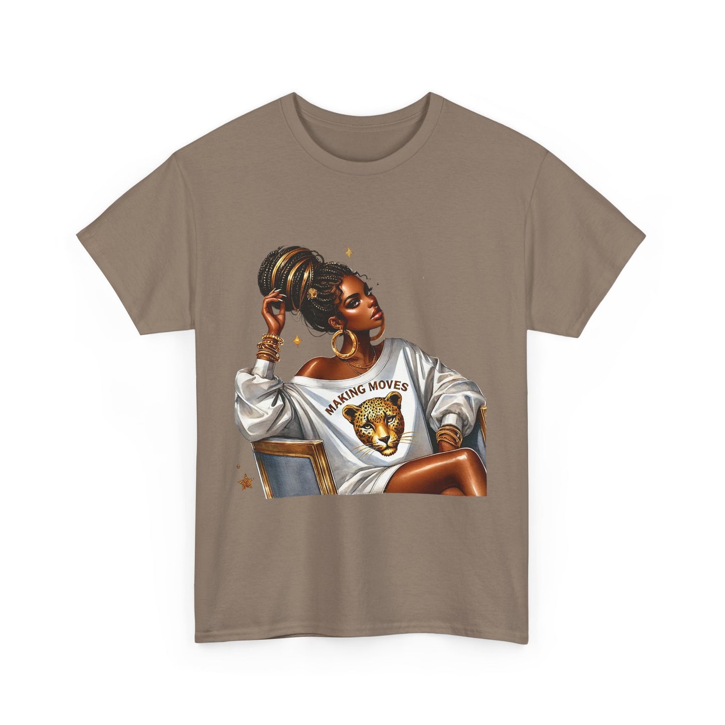 Empowering Women Graphic Tee - 'Making Moves' Heavy Cotton Unisex T-Shirt