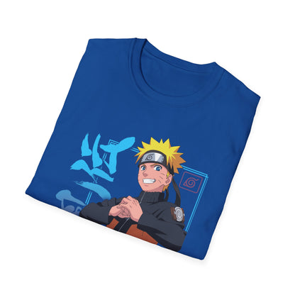 Anime-Inspired Unisex Softstyle T-Shirt - Naruto Design