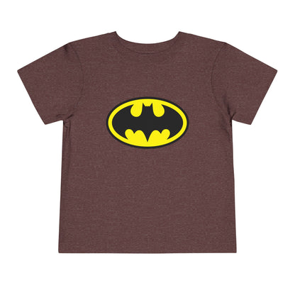Batman Toddler Short Sleeve Tee - Superhero Shirt for Kids, Birthday Gift, Adventure Wear, Playtime Apparel, Comic Fan Clothing
