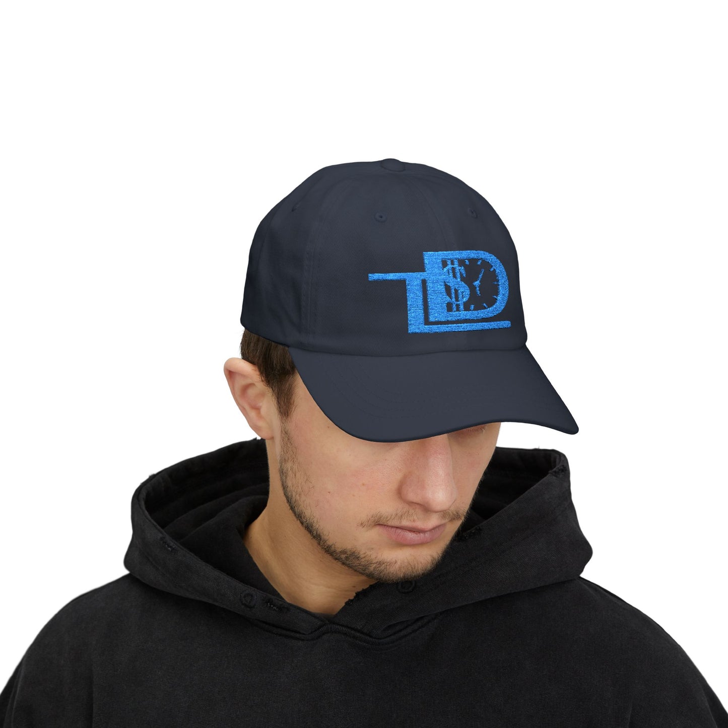 Classic Dad Cap with Funky Clock Design, Adjustable Baseball Hat, Trendy Accessory for Dads, Perfect Gift for Father's Day, Casual Style