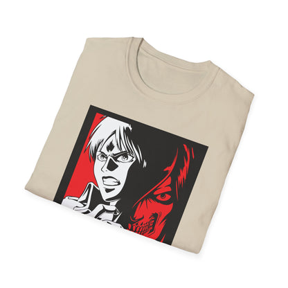 Anime-Inspired Unisex T-Shirt - Attack on Titan Graphic Tee, Casual Wear, Gift for Fans, Streetwear, Birthday Gift