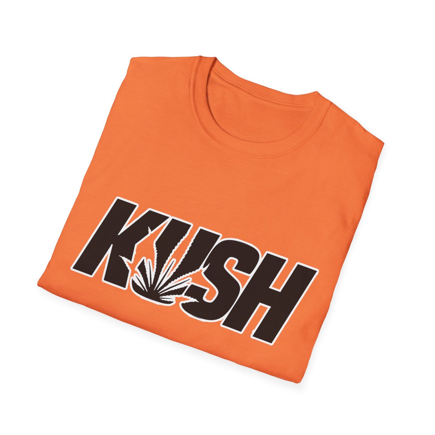 KUSH Graphic Unisex Softstyle T-Shirt - Cool Cannabis Vibe