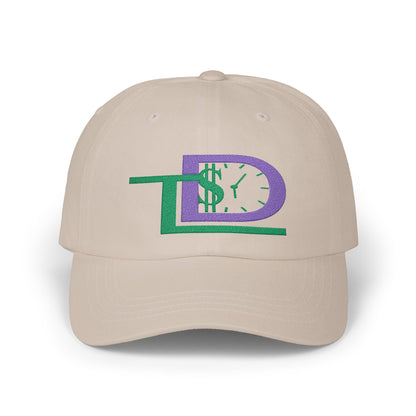 Classic Dad Cap with Dollar Clock Design, Stylish Baseball Hat for Dad, Gift for Father’s Day, Casual Cap for Every Occasion