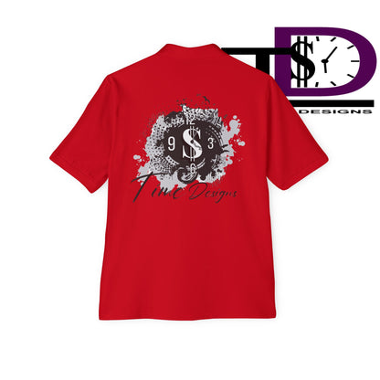 Men's Piqué Polo with Inspirational Design - Casual Wear, Gift for Him, Business Casual, Summer Style, Motivational Fashion