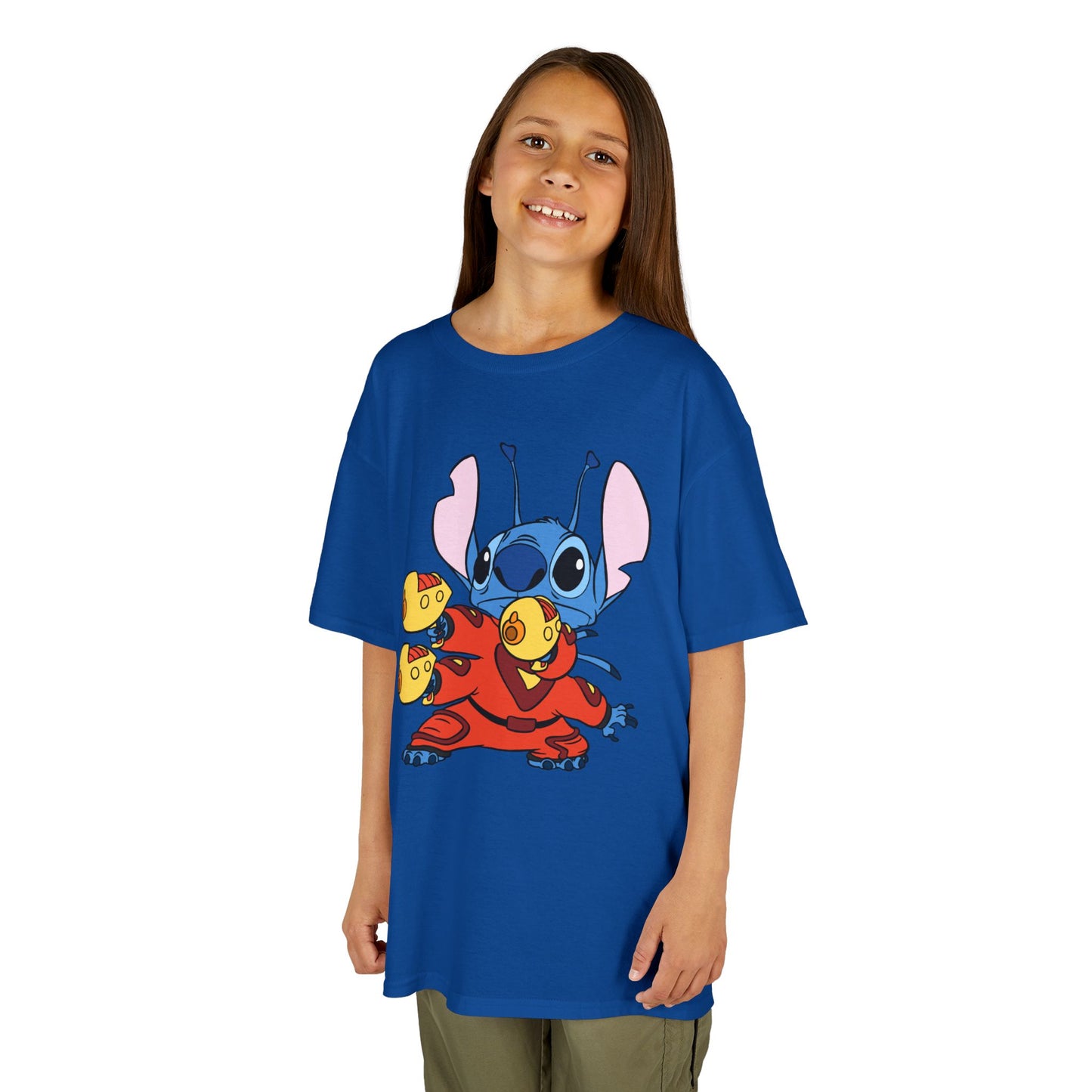 Colorful Kids Tee with Fun Cartoon Design
