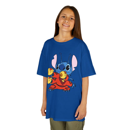 Colorful Kids Tee with Fun Cartoon Design