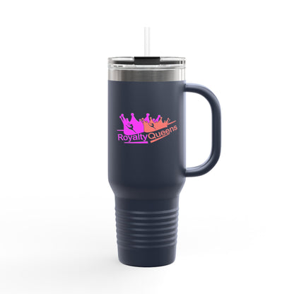 Royalty Queens Insulated Travel Mug, 40oz - Perfect for Coffee Lovers, Gift for Queens, Travel Mug, Tumbler, Personalized Drinkware
