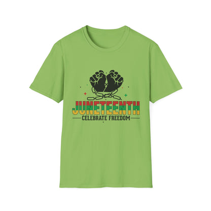 Juneteenth Freedom T-Shirt, Celebrate Freedom Tee, Unisex Graphic Shirt, African American History Apparel, Souvenir Gift for Juneteenth