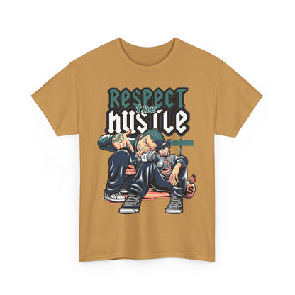 Respect the Hustle Unisex Heavy Cotton Tee - Streetwear Style Graphic Tee