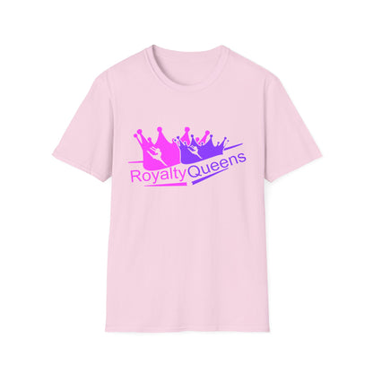 Royalty Queens Unisex Softstyle T-Shirt, Feminist Apparel, Birthday Gift, Casual Wear, Empowerment Tee, Queen Vibes