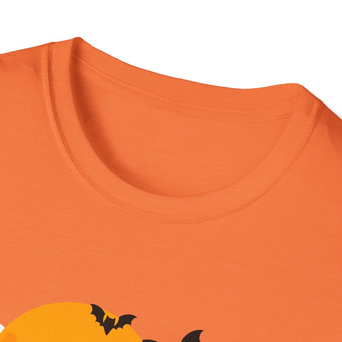 Spooky Halloween T-Shirt, Unisex Softstyle Tee, Pumpkin and Haunted House Design, Fun Fall Shirt, Perfect for Halloween Parties, Trick [...]