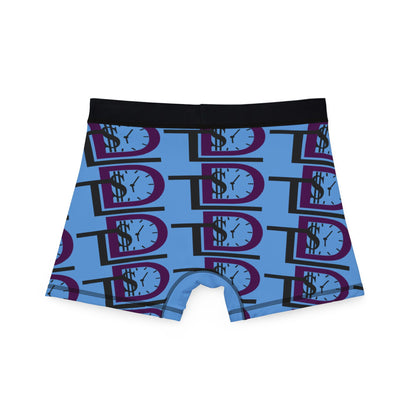 Men's Boxers with Bold Time Design - Comfortable and Stylish Underwear for Everyday Wear