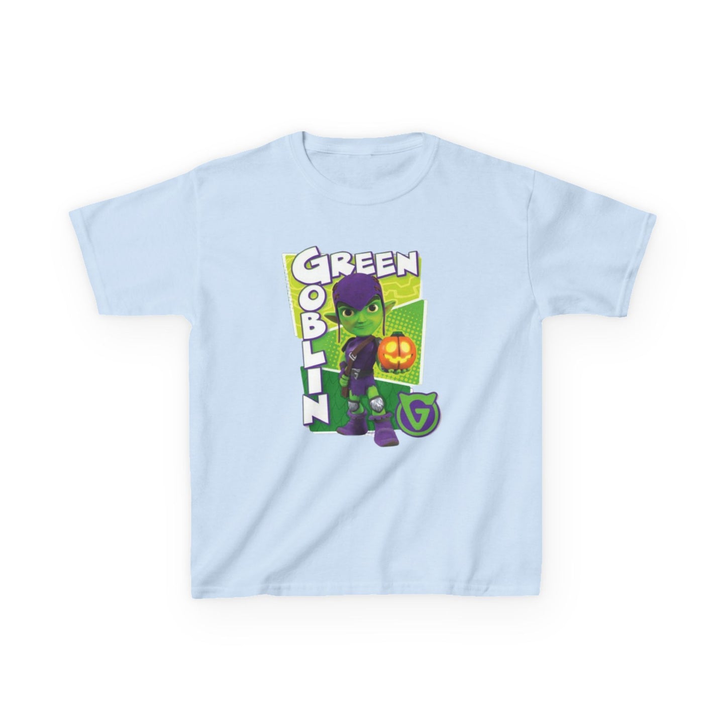 Kids Green Goblin Tee - Fun Halloween T-Shirt for Kids