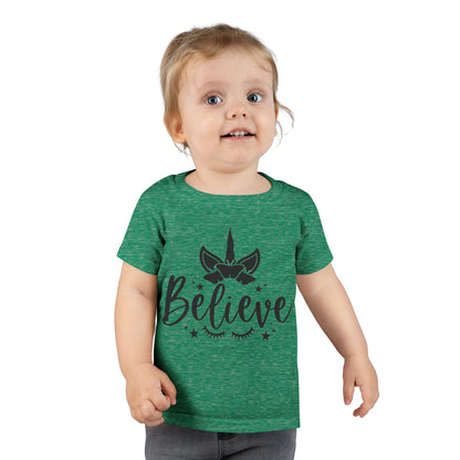 Toddler Unicorn 'Believe' T-Shirt – Cute & Inspirational Kids Apparel