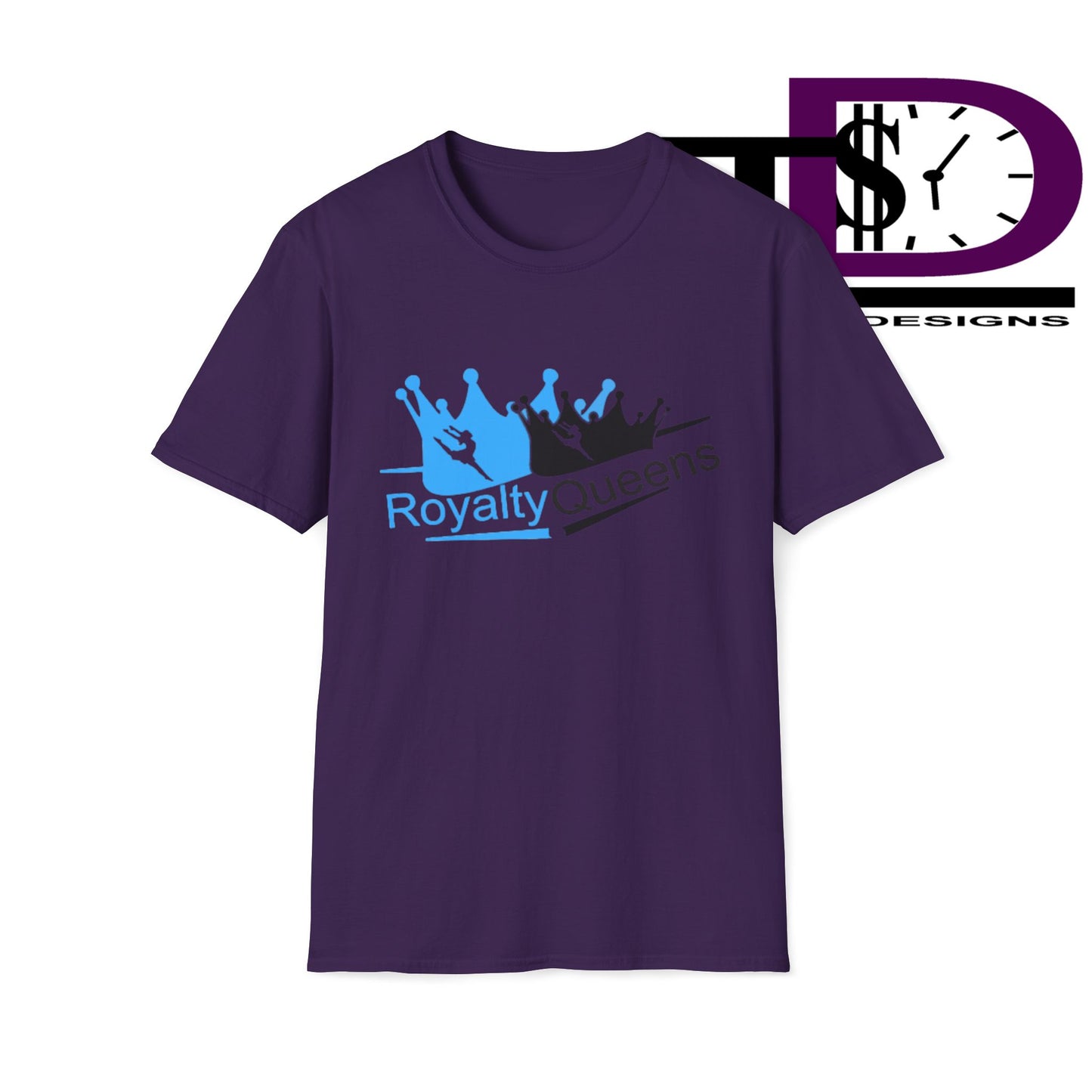 Royalty Queens Unisex Softstyle T-Shirt, Casual Tee, Gift for Queens, Birthday Shirt, Empowerment Apparel, Everyday Wear