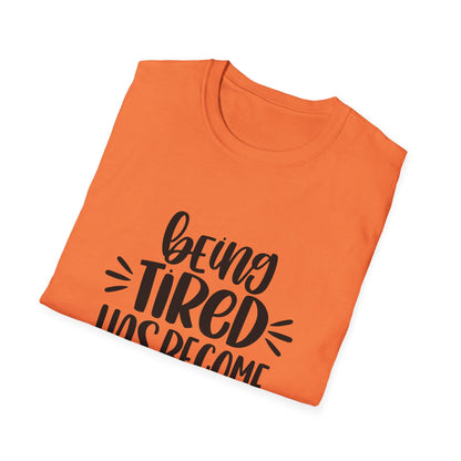Funny Tired Personality T-Shirt for Comfort Lovers