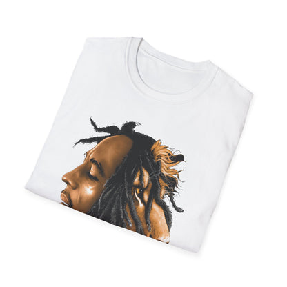 Rasta Lion Unisex Softstyle T-Shirt - Reggae Vibes Inspired Apparel