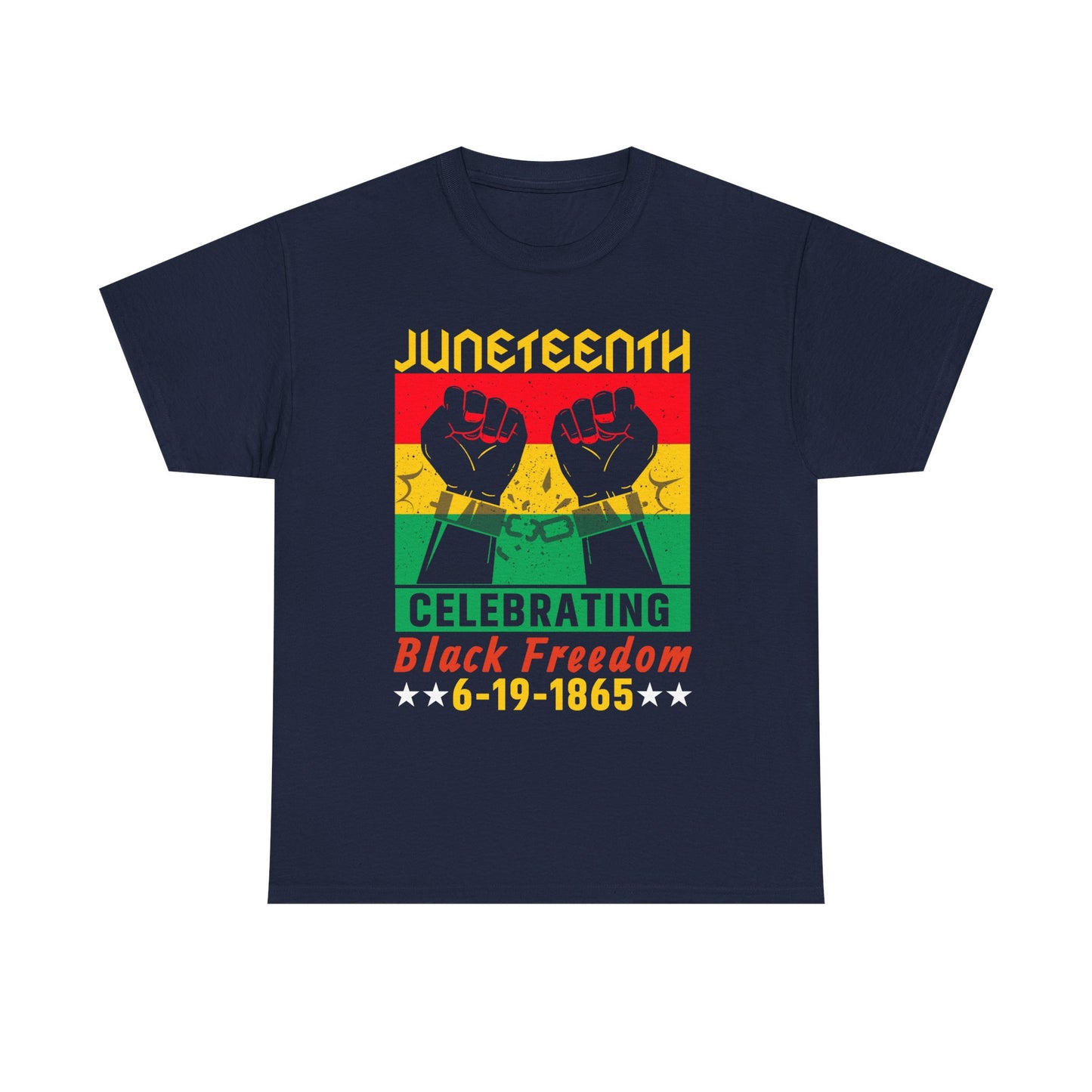 Juneteenth Celebration Tee, Unisex Cotton Shirt, Black Freedom T-Shirt, 6-19-1865 Heritage Top, Summer Festival Apparel, History Shirt