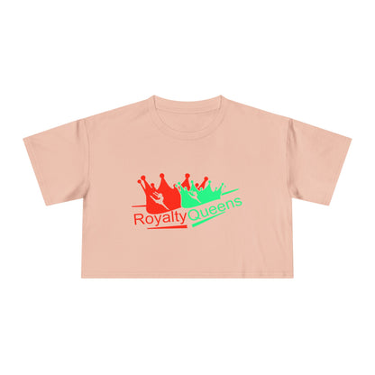 Royalty Queens Cropped Tee - Fun Style, Perfect for Celebrations, Birthdays, Casual Wear, Self-Love, Women's Fashion