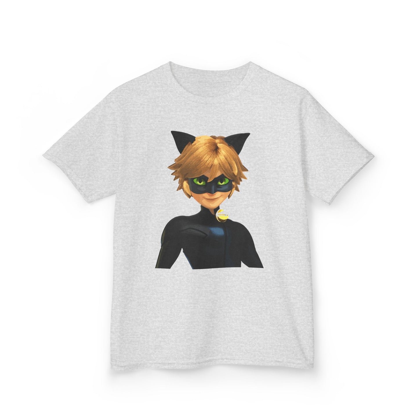 Kids Cat Superhero Tee, Cartoon Shirt, Children's Birthday Gift, Fun Playwear, Gift for Kids, Cat Lover Gift