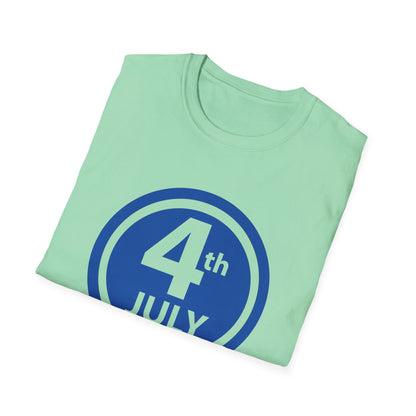 4th of July Unisex Softstyle T-Shirt, Independence Day Tee, Patriotic Shirt, July 4th Celebration T-Shirt, USA Pride Clothing