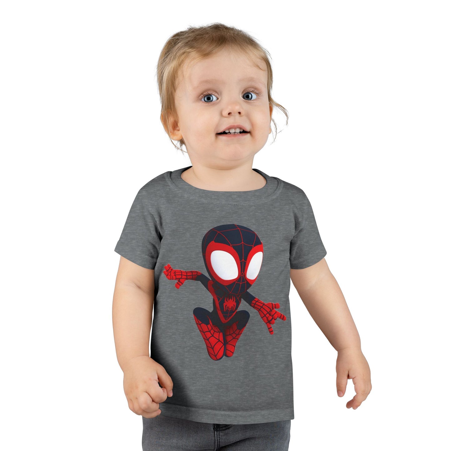 Cute Spider Hero Toddler T-Shirt - Perfect for Playtime and Adventures