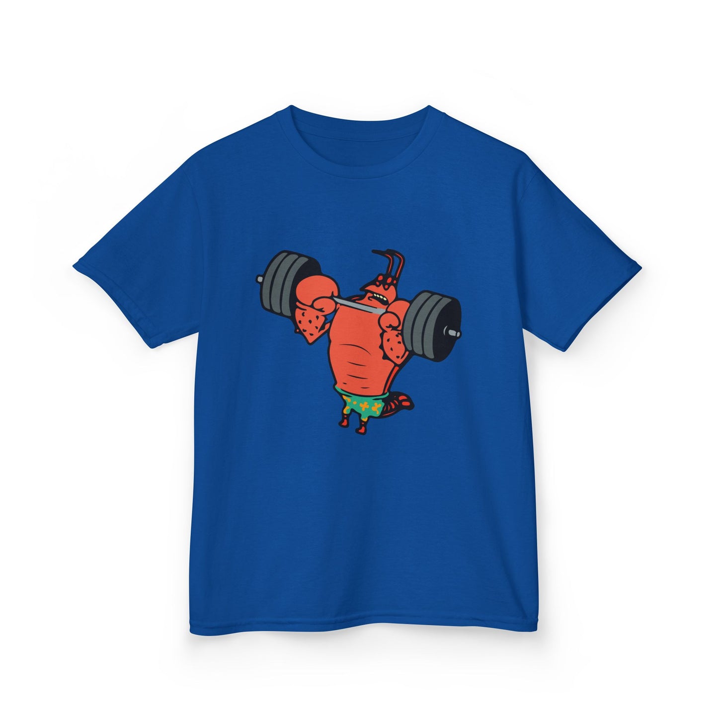 Kids Fitness Lobster Tee, Funny Kids T-Shirt, Gym Humor Tee, Nautical Theme Shirt, Gift for Young Athletes