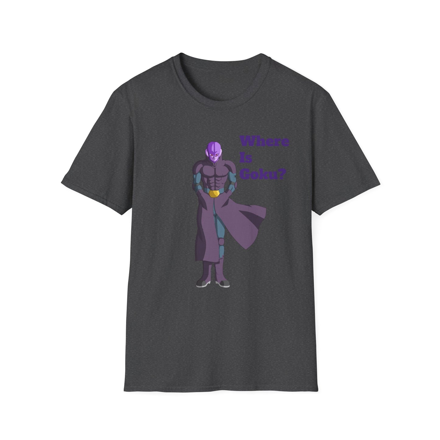 Where Is Goku? Unisex Softstyle T-Shirt for Anime Fans