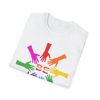 Rainbow Hands Unisex T-Shirt | Be Yourself, Inclusive Apparel, Pride Clothing, Gift for Friends, LGBTQ+ Pride