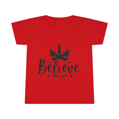 Toddler Unicorn 'Believe' T-Shirt – Cute & Inspirational Kids Apparel