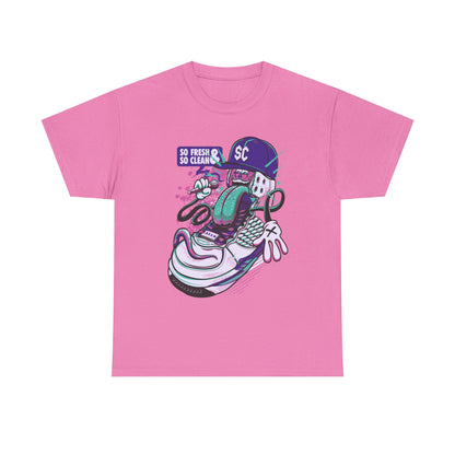 So Fresh So Clean Unisex Heavy Cotton Tee - Trendy Streetwear T-Shirt