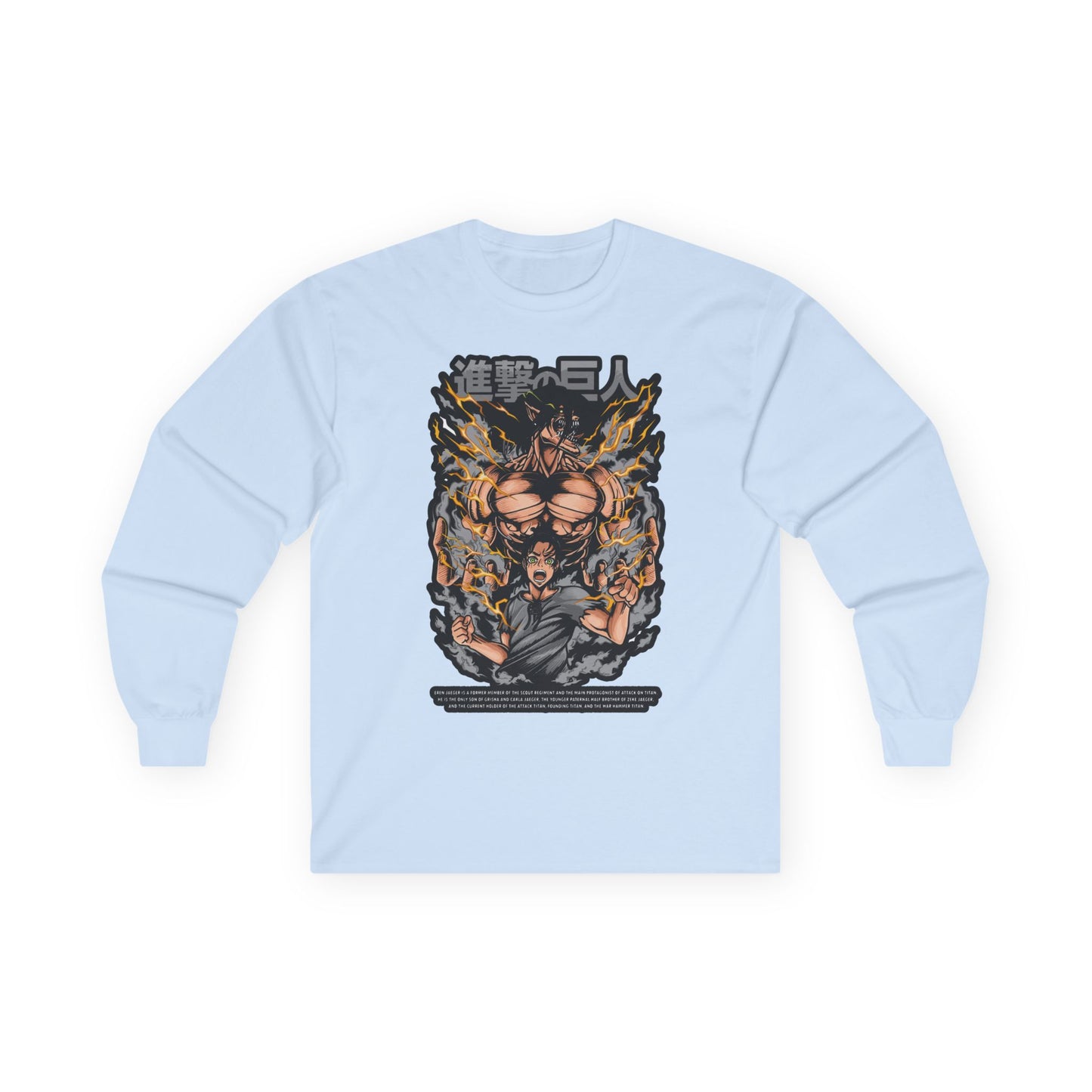 Attack on Titan Anime Long Sleeve Tee — Eren Titan Graphic Shirt