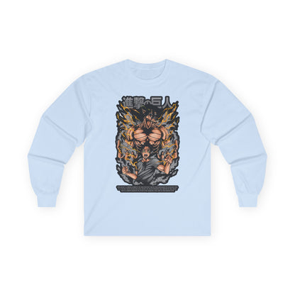 Attack on Titan Anime Long Sleeve Tee — Eren Titan Graphic Shirt
