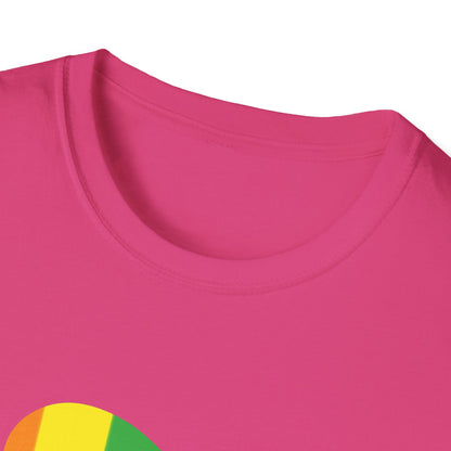 Pride Ally T-Shirt, Unisex Tee for LGBTQ+ Support, Softstyle Shirt for Everyday Wear, Gift for Allies