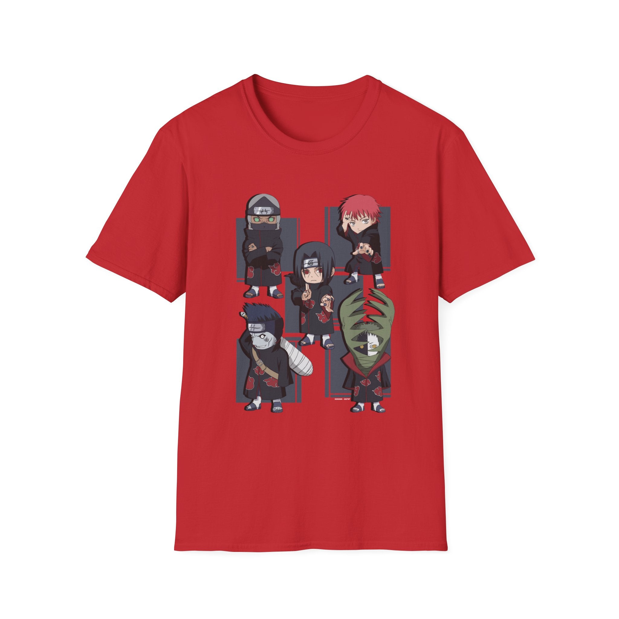 Anime Character Unisex Softstyle T-Shirt - Cool Graphic Tee for Fans