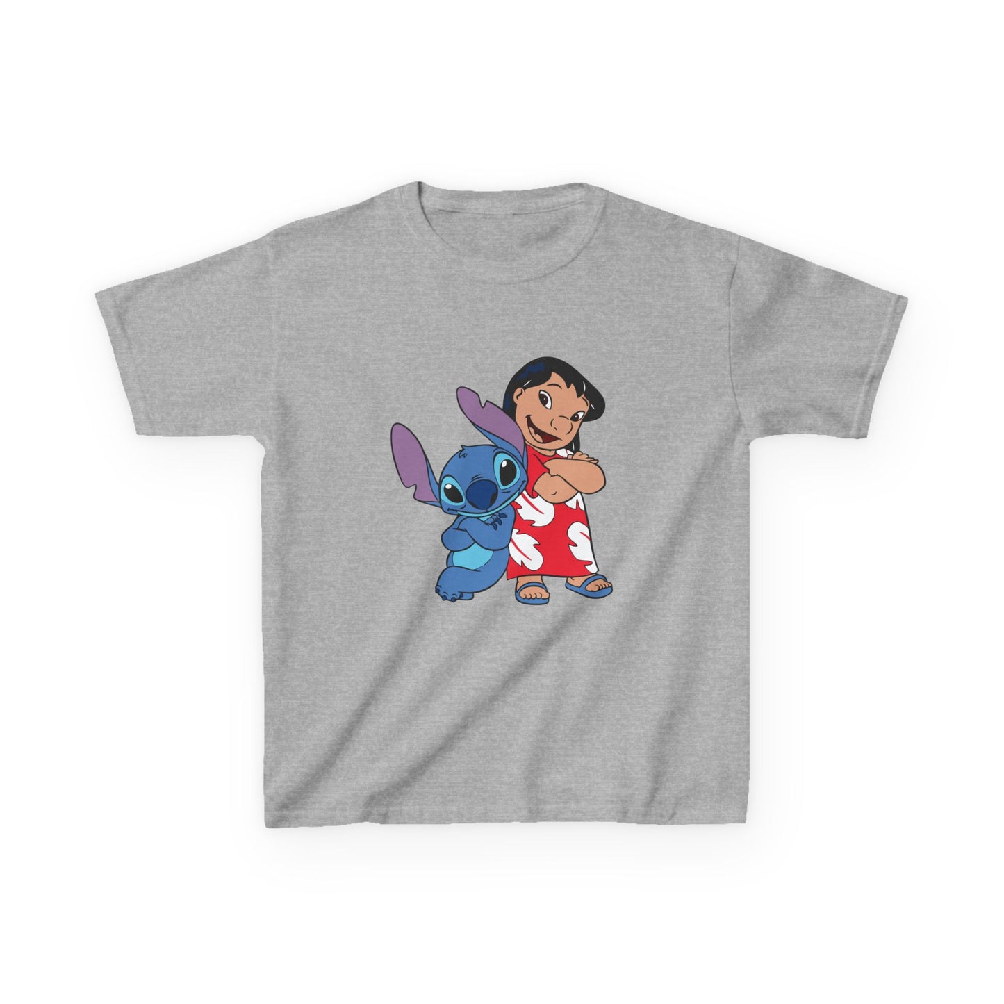 Kids Hawaiian Style T-Shirt with Stitch and Lilo