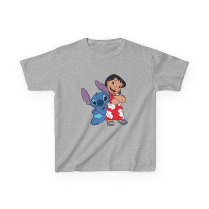 Kids Hawaiian Style T-Shirt with Stitch and Lilo