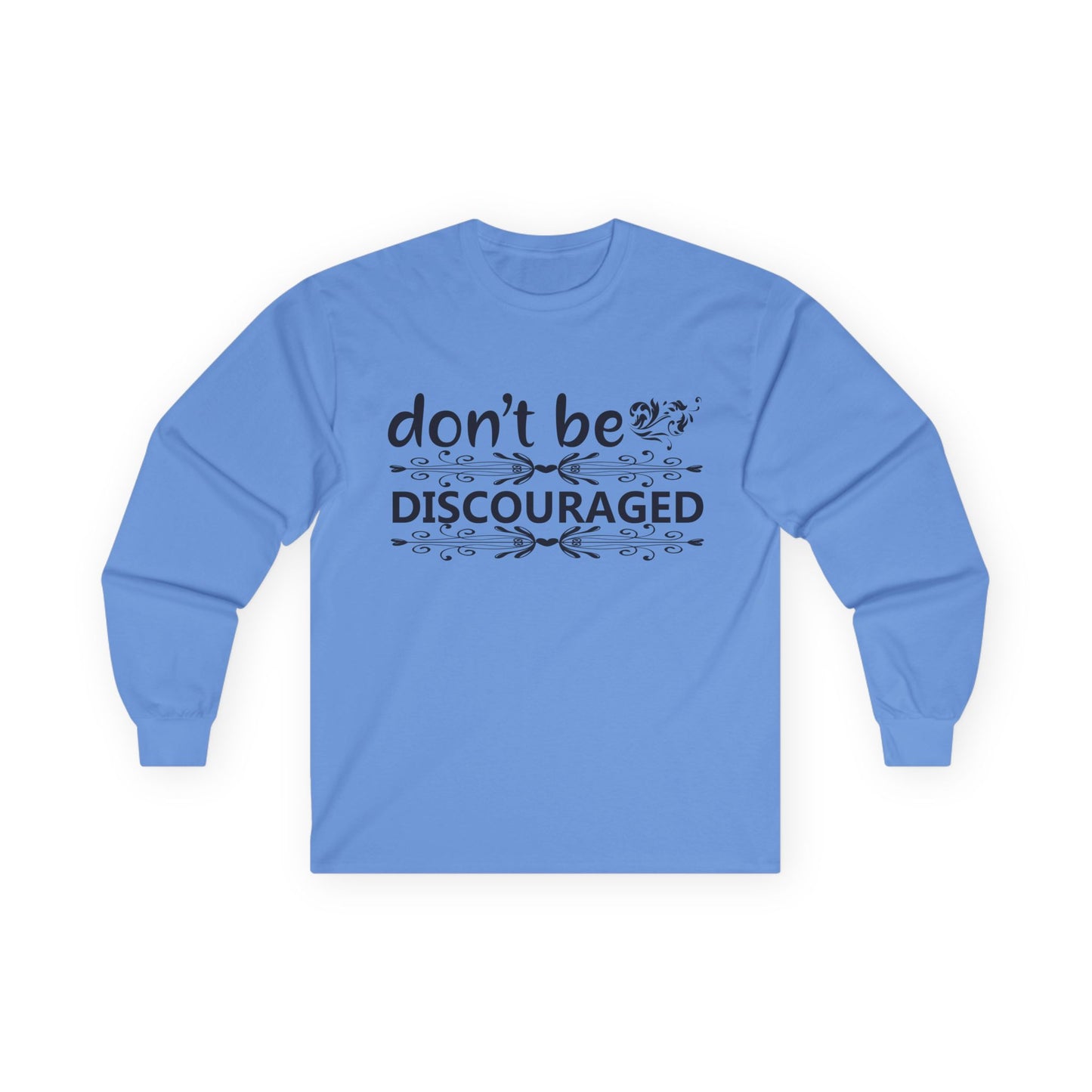 Unisex Motivational Long Sleeve Tee, Don't Be Discouraged Shirt, Inspirational Gift, Positive Vibes Top, Self-Care Apparel, [...]
