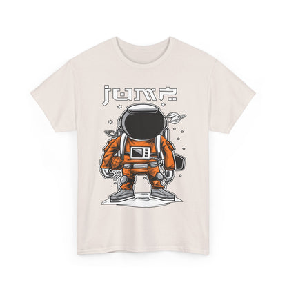 Astronaut Graphic Unisex Heavy Cotton Tee - Space Explorer Tee